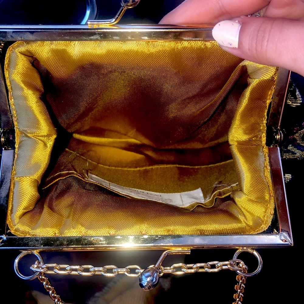 Sirocco Princess Clutch, Vintage Coinpurse style, Authentic Italian bag